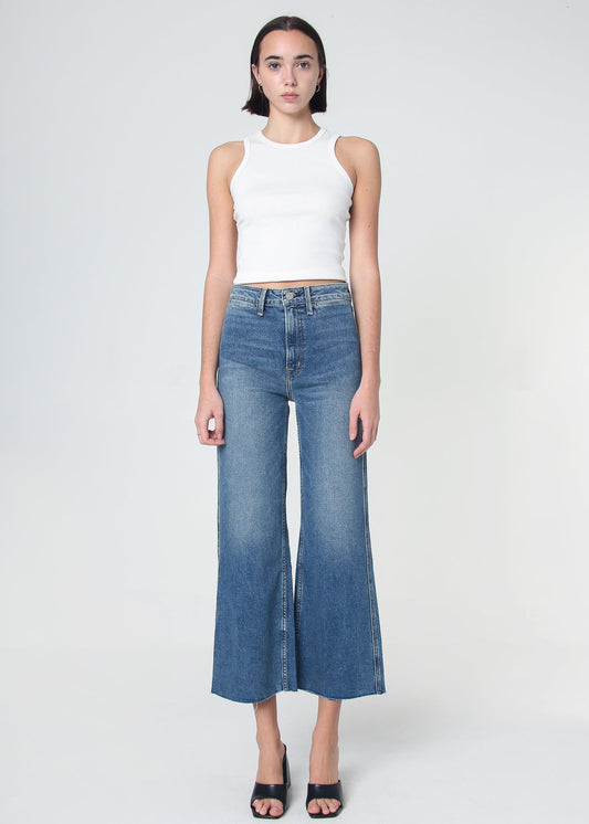 Queen High Rise Crop Wide Leg