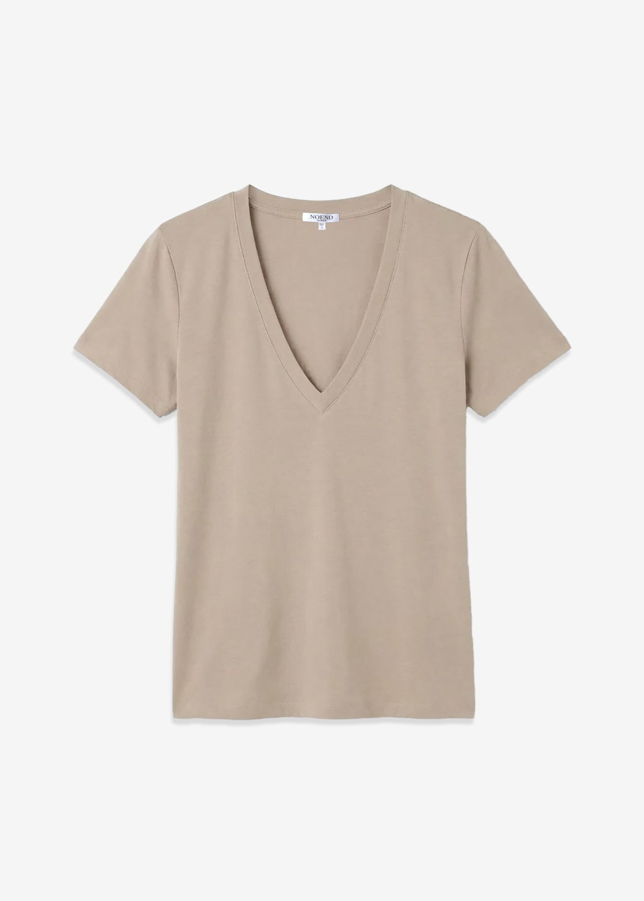 Supima Cotton Deep V-Neck Tee