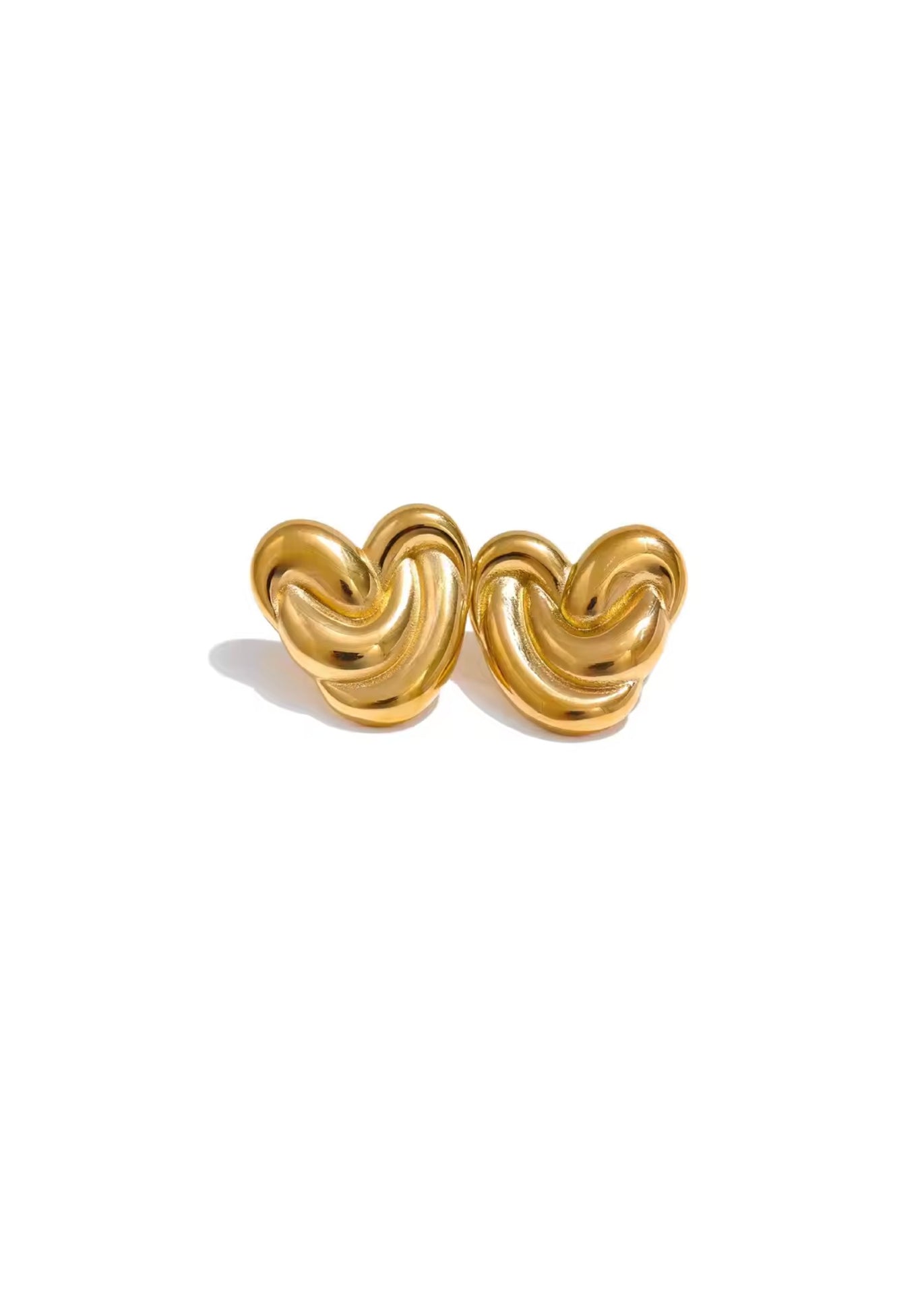 Heart Swirl Earrings