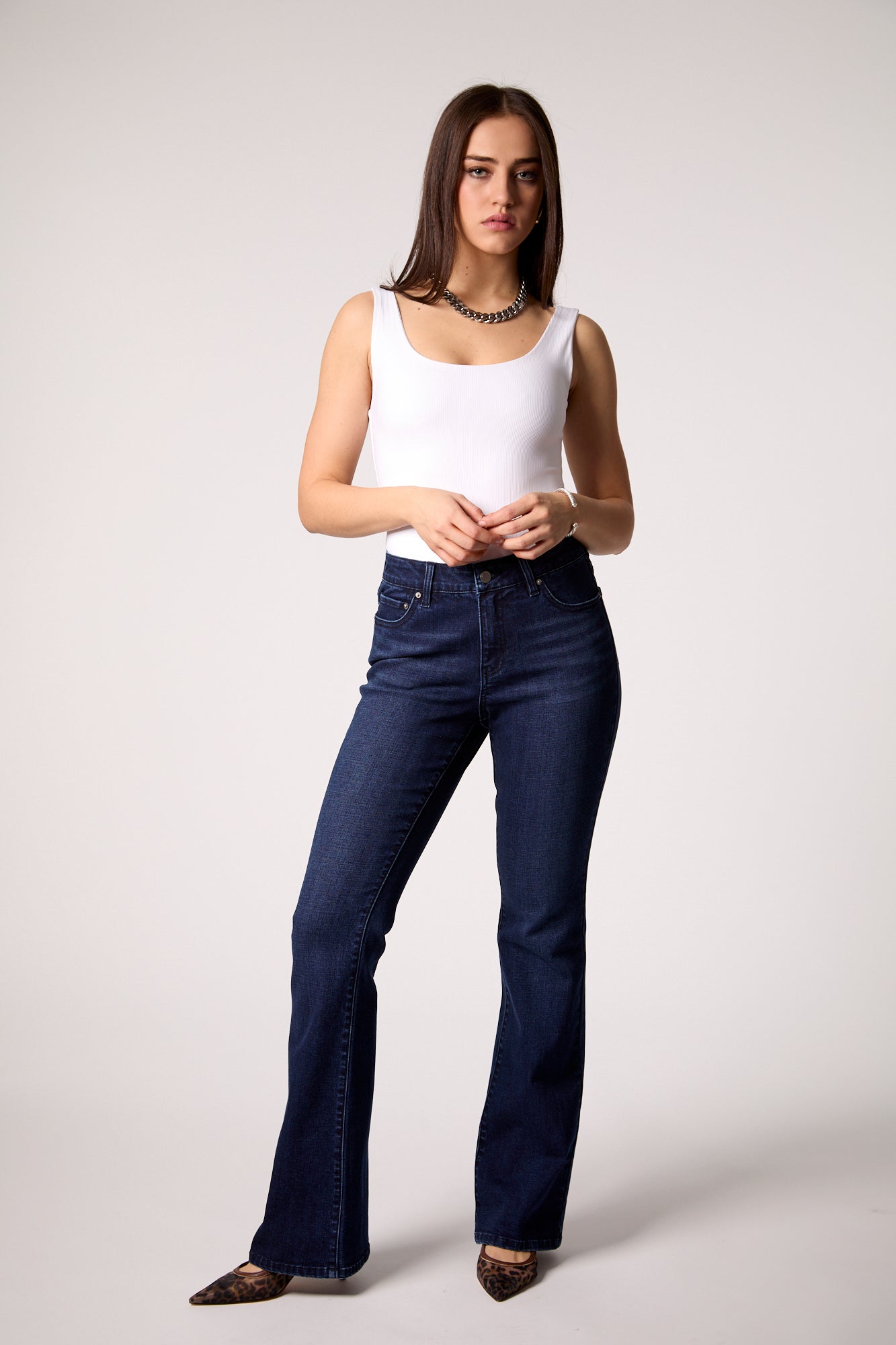 Maya Mid Rise Boot Cut - Amsterdam Dark
