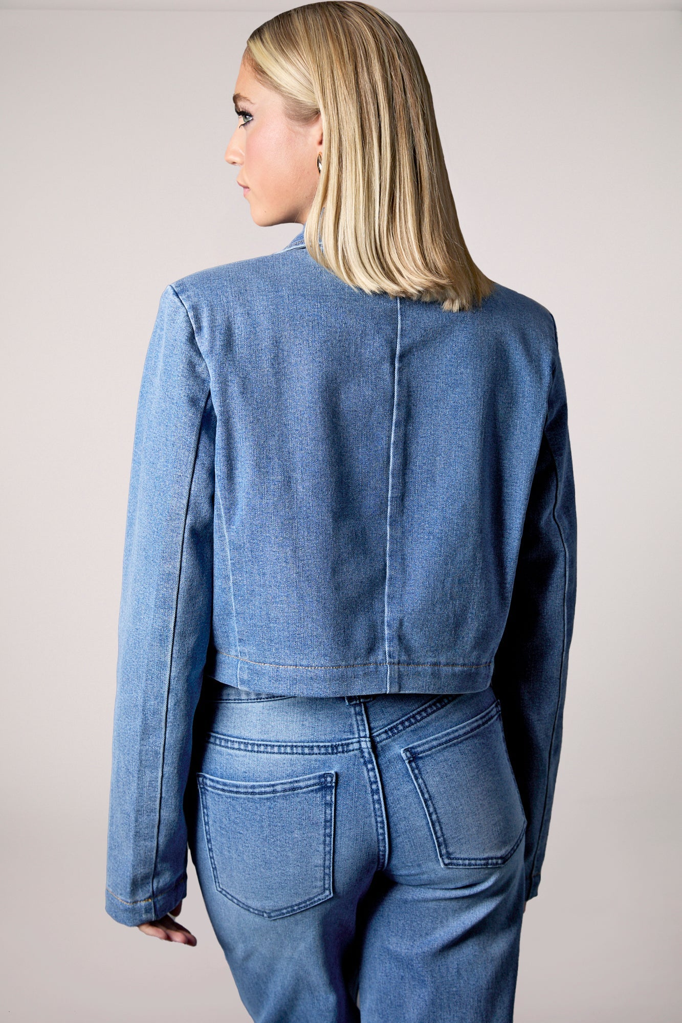 Olivia Cropped Recycled Blazer