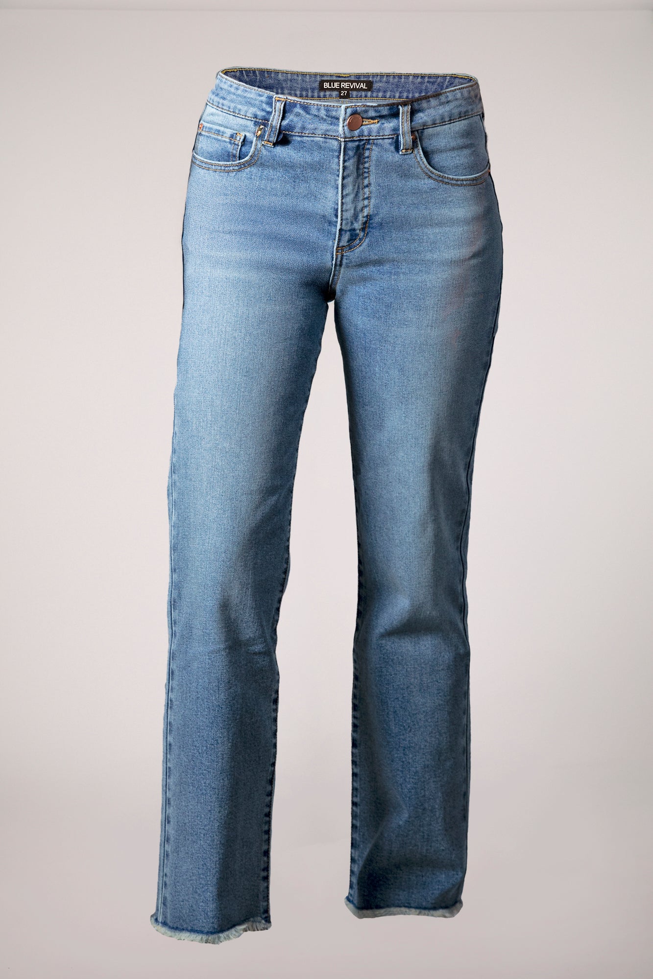 Quinn Mid Rise Recycled Straight Ankle - Fiji