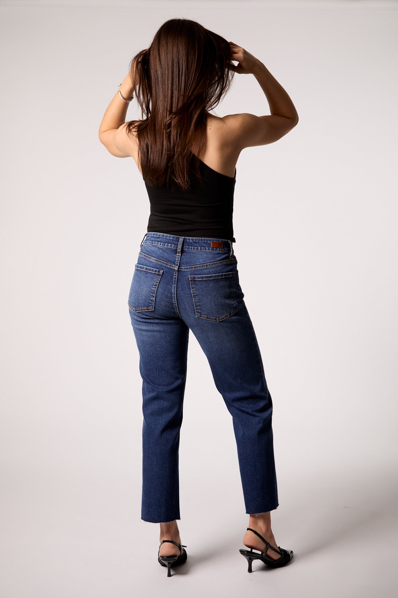 Quinn Mid Rise Straight Jean - Marrakesh