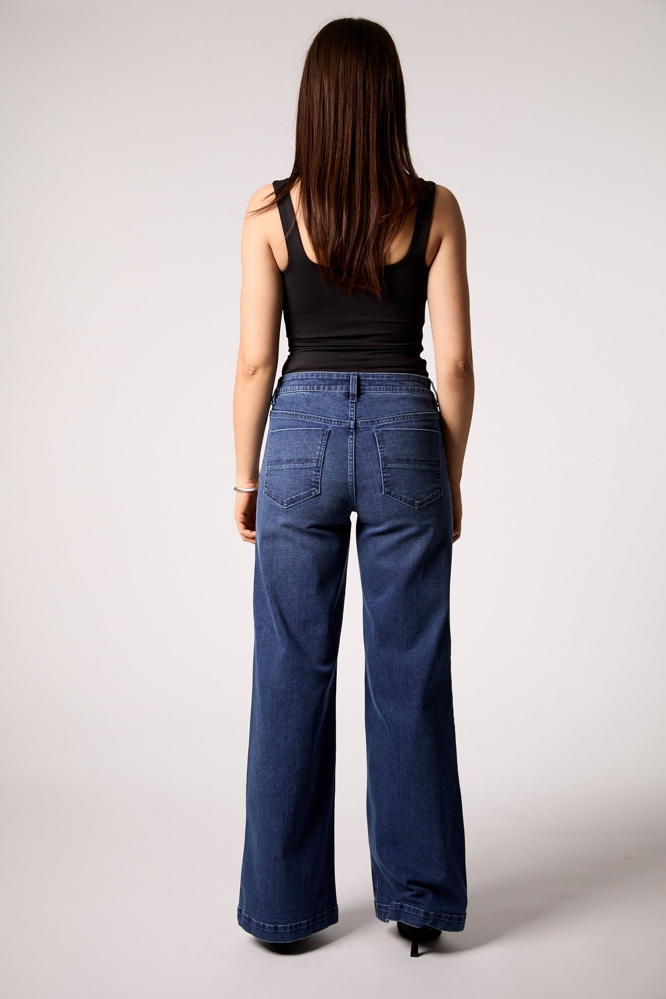 Sailor Mid Rise Wide Leg