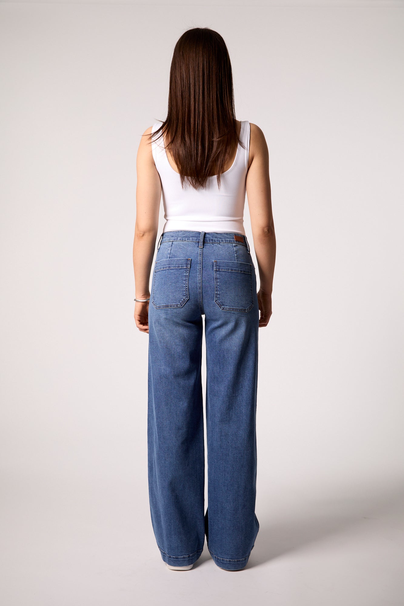 Waverly Mid Rise Wide Leg- Madrid