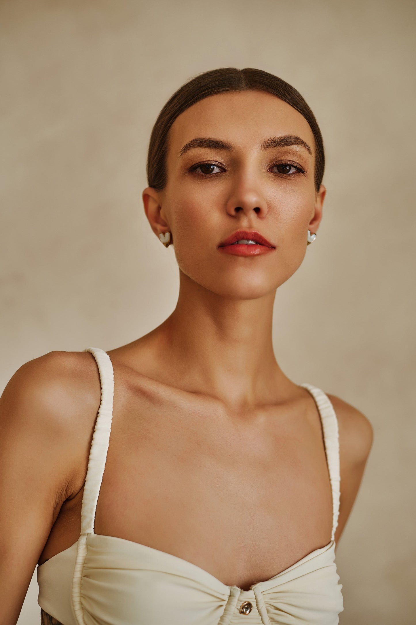 Heart Stud Earrings