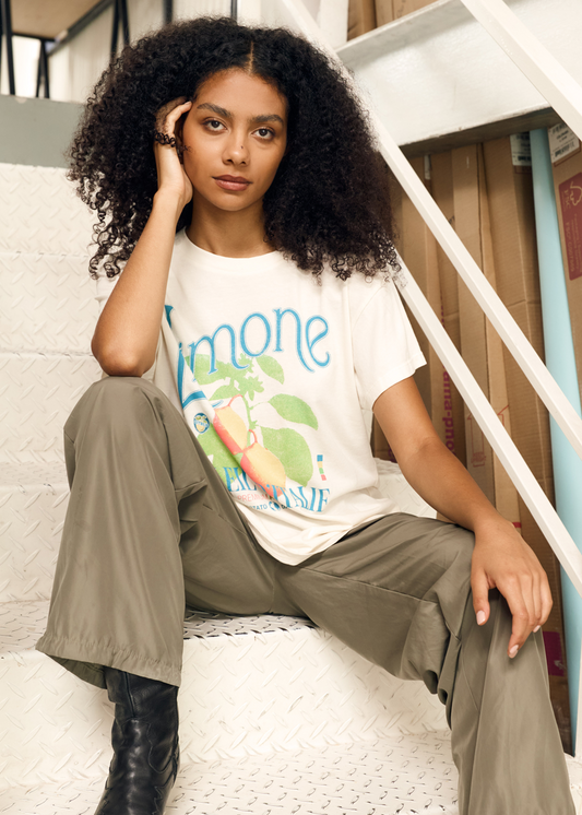 Limone Natural Vintage Tee