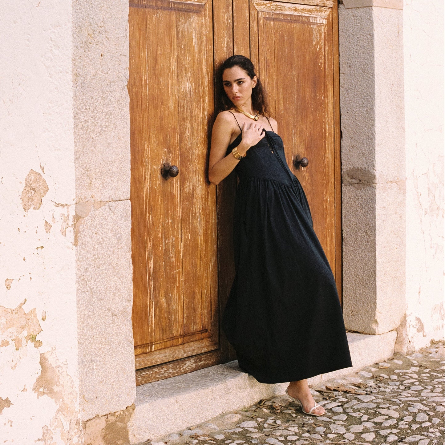 Raquel Drop Waist Maxi Dress