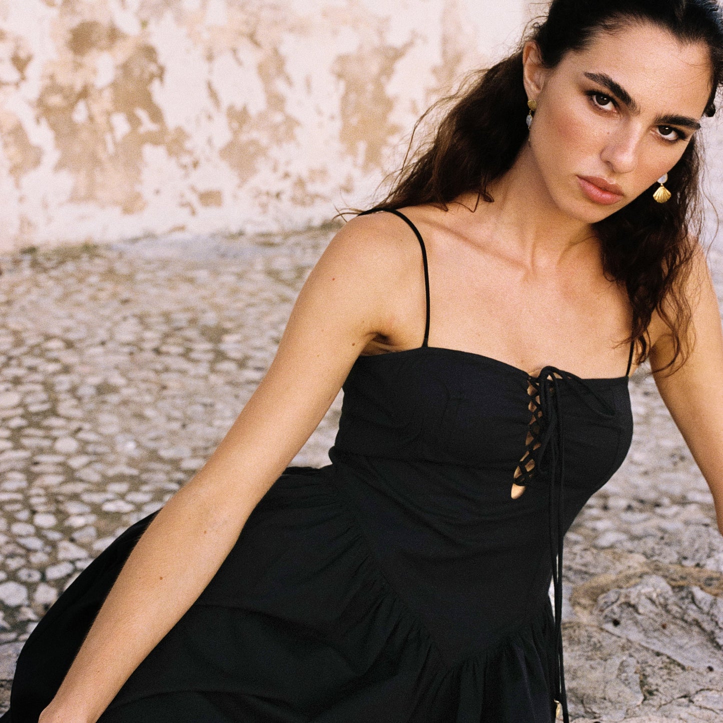 Raquel Drop Waist Maxi Dress