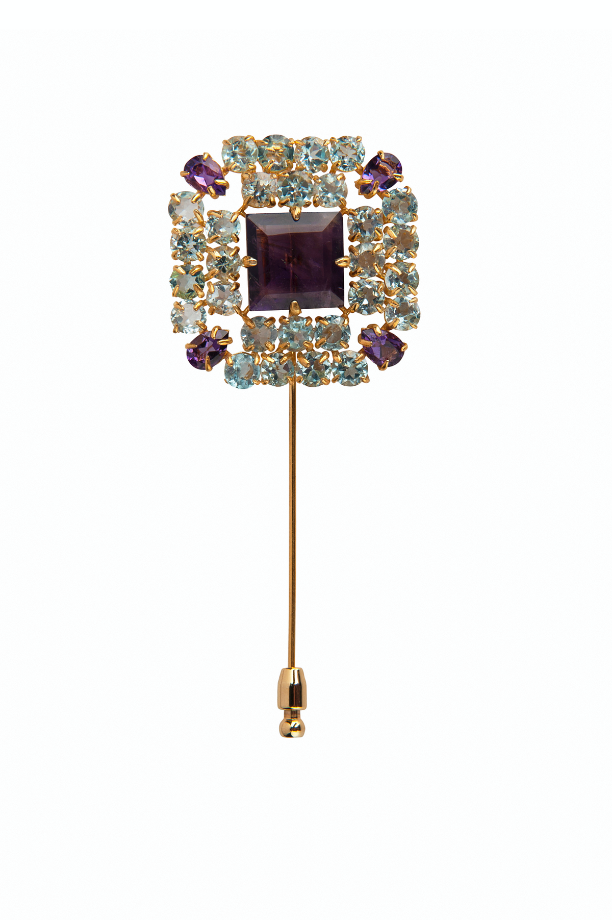 Amethyst Lapel Pin