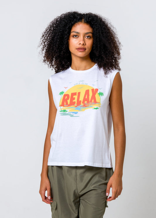 Relax Vintage White Moto